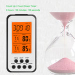 Glowkoo Wireless Kitchen Meat Thermometer for BBQ and Oven Cooking