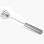 Glowkoo Stainless Steel Egg Whisk Hand Pressure Manual Mixer