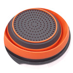 Glowkoo Collapsible Colander Silicone 2 PCS – Space Saving Kitchen Strainer Set