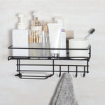 Glowkoo Bathroom Counter Organizer Tray – 2 Layer Punch-Free Iron Bathroom Storage Rack