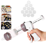 Glowkoo Cookie Press Kit for Homemade Biscuits and Cake Decorating