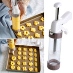 Glowkoo Cookie Press Kit for Homemade Biscuits and Cake Decorating
