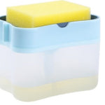 Glowkoo Kitchen Soap Dispenser for Sink – Refillable Plastic Dish Soap Pump