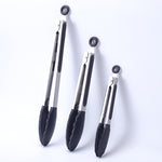 Glowkoo Kitchen Tongs Silicone Heat Resistant – Non Stick Cooking & Serving Tongs