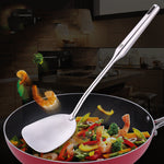 Glowkoo Stainless Steel Wok Spatula – Thickened Frying Spatula for Stir Fry Cooking