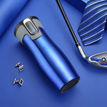 Glowkoo 450ML Vacuum Insulated Stainless Steel Travel Mug Thermal Tea Bottle