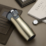 Glowkoo 450ML Vacuum Insulated Stainless Steel Travel Mug Thermal Tea Bottle
