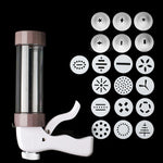 Glowkoo Cookie Press Kit for Homemade Biscuits and Cake Decorating