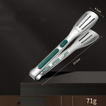 Glowkoo Kitchen Tongs Stainless Steel 7 9 12 Inch – 304 Non-Slip Cooking & BBQ Tongs