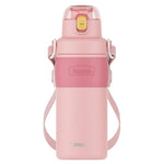 Glowkoo Stainless Steel Vacuum Flask With Strap Large Capacity Water Bottle