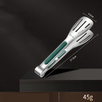 Glowkoo Kitchen Tongs Stainless Steel 7 9 12 Inch – 304 Non-Slip Cooking & BBQ Tongs