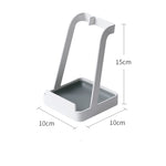 lowkoo Pot Lid Holder Countertop Vertical – No Drill Kitchen Lid Organizer