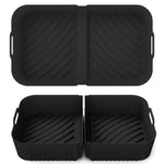 Glowkoo Air Fryer Silicone Baking Tray Heat Resistant Accessories Set