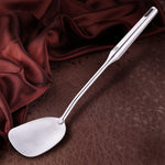 Glowkoo Stainless Steel Wok Spatula – Thickened Frying Spatula for Stir Fry Cooking
