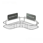 Glowkoo Wall Mounted Corner Bathroom Storage – Stainless Steel 6-Tier Triangle Toiletry Shelf Organizer