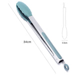 Glowkoo Kitchen Tongs Silicone Heat Resistant – Non Stick Cooking & Serving Tongs