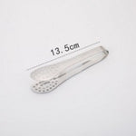 Glowkoo Silicone Tongs for Air Fryer – Stainless Steel Heat Resistant Barbecue Food Tongs (5–14 Inch)