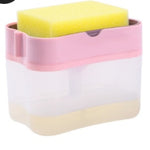 Glowkoo Kitchen Soap Dispenser for Sink – Refillable Plastic Dish Soap Pump