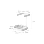 lowkoo Pot Lid Holder Countertop Vertical – No Drill Kitchen Lid Organizer