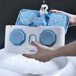 Glowkoo Toothbrush Holder for Bathroom Wall Mounted No Drill Organizer